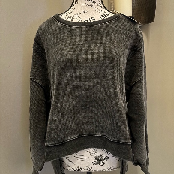 Cotton Heavyweight Thermal Pullover - Picture 6 of 9